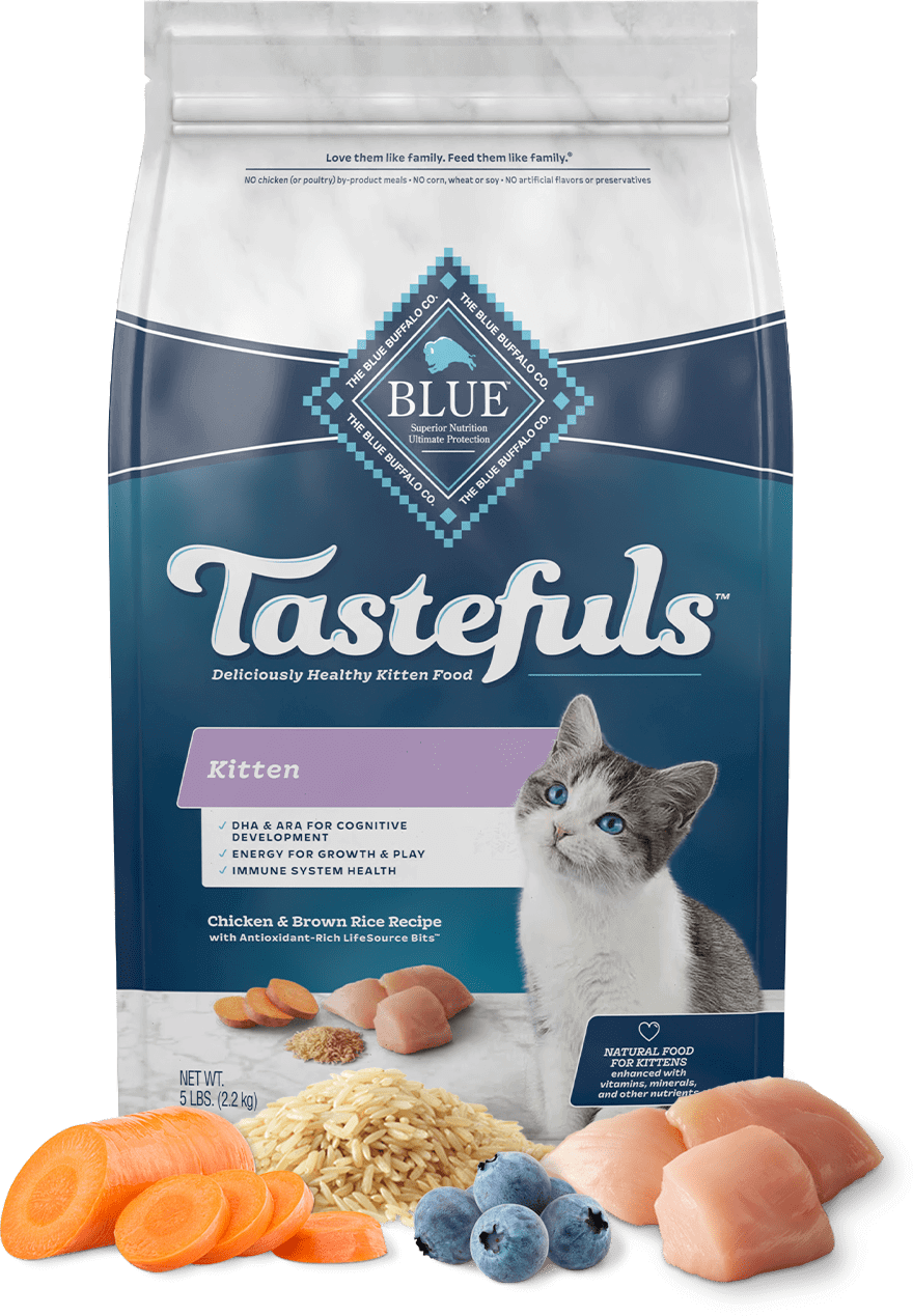 BLUE Buffalo Tastefuls Chicken And Brown Rice Recipe - Kitten (Dry)